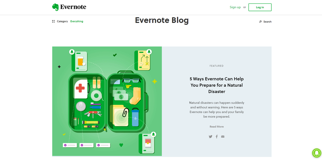 Evernote blog