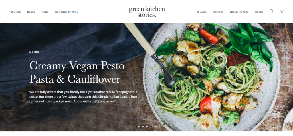 Green Kitchen Stories startpagina