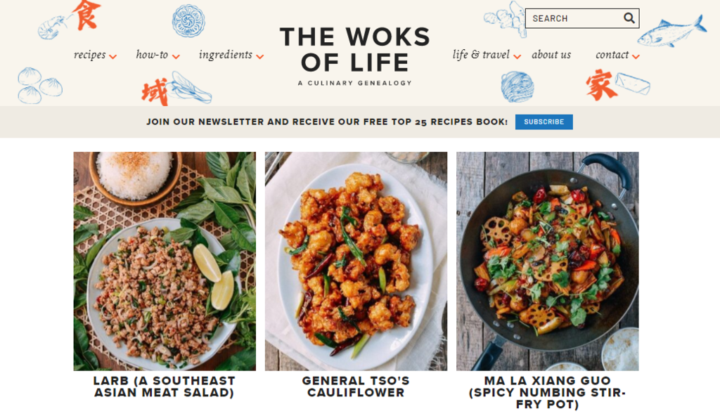 The Woks of Life startpagina