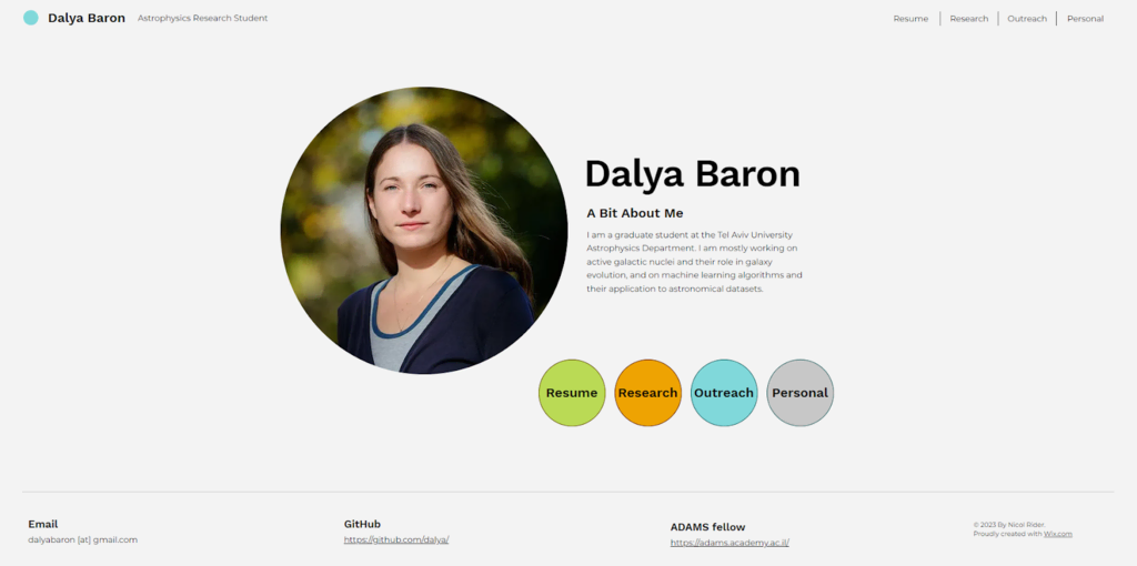 Dayla Baron startpagina
