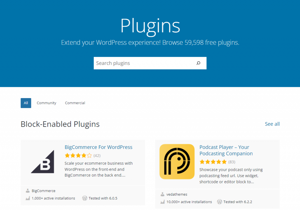 WordPress plug-ins