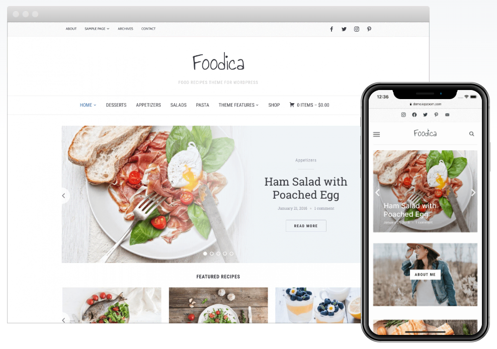 Foodica startpagina
