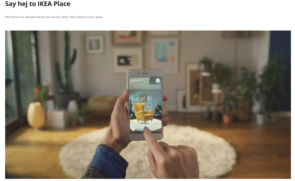 IKEA Place augmented reality
