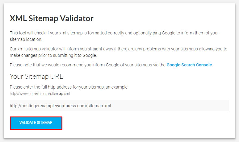 Een XML WordPress sitemap valideren