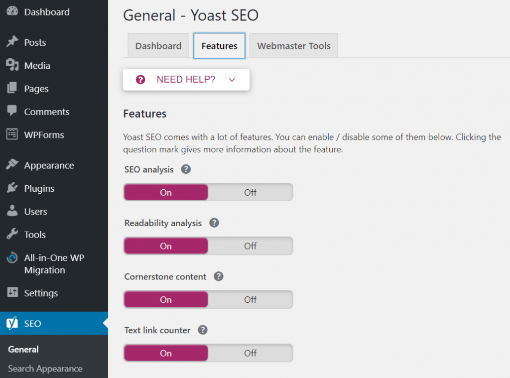 Instellingen voor een XML-sitemap voor WordPress
