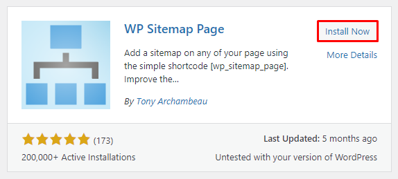 WP Sitemap page plugin voor WordPress
