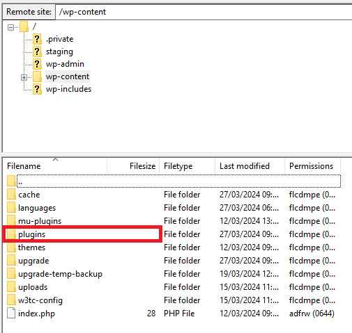 Filezilla plug-ins locatie
