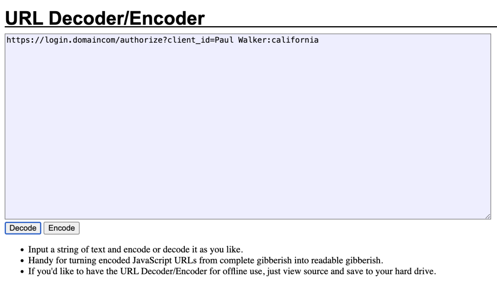 decoder/encoder om syntaxfouten te vinden
